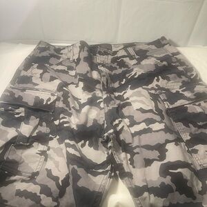 Gray Camouflage Pants